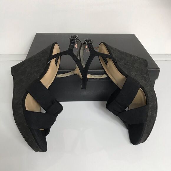 Gili Knotted Kahlie Front Wedge Ankle Strap - Picture 6 of 7